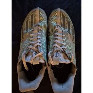 Adidas Adizero Silver Metallic Grey Football Cleats GX5414 Mens Za2